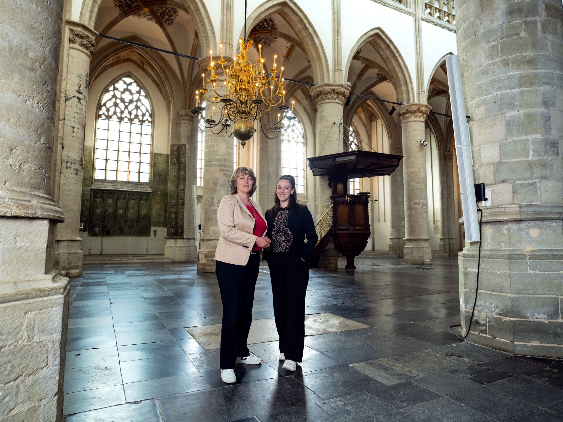 Marieke Wiegel en Myla Gonzalez Alonso