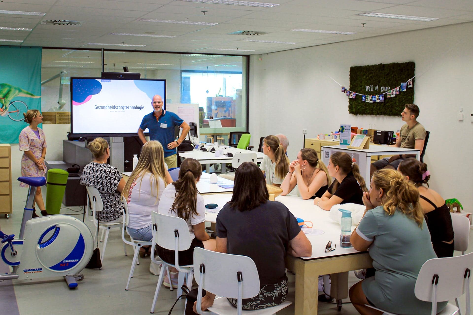 Middelbare scholieren maken kennis met de zorghavo bij Avans Hogeschool.