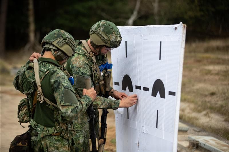 twee militairen van de samenwerking tussen Avans en Defensie