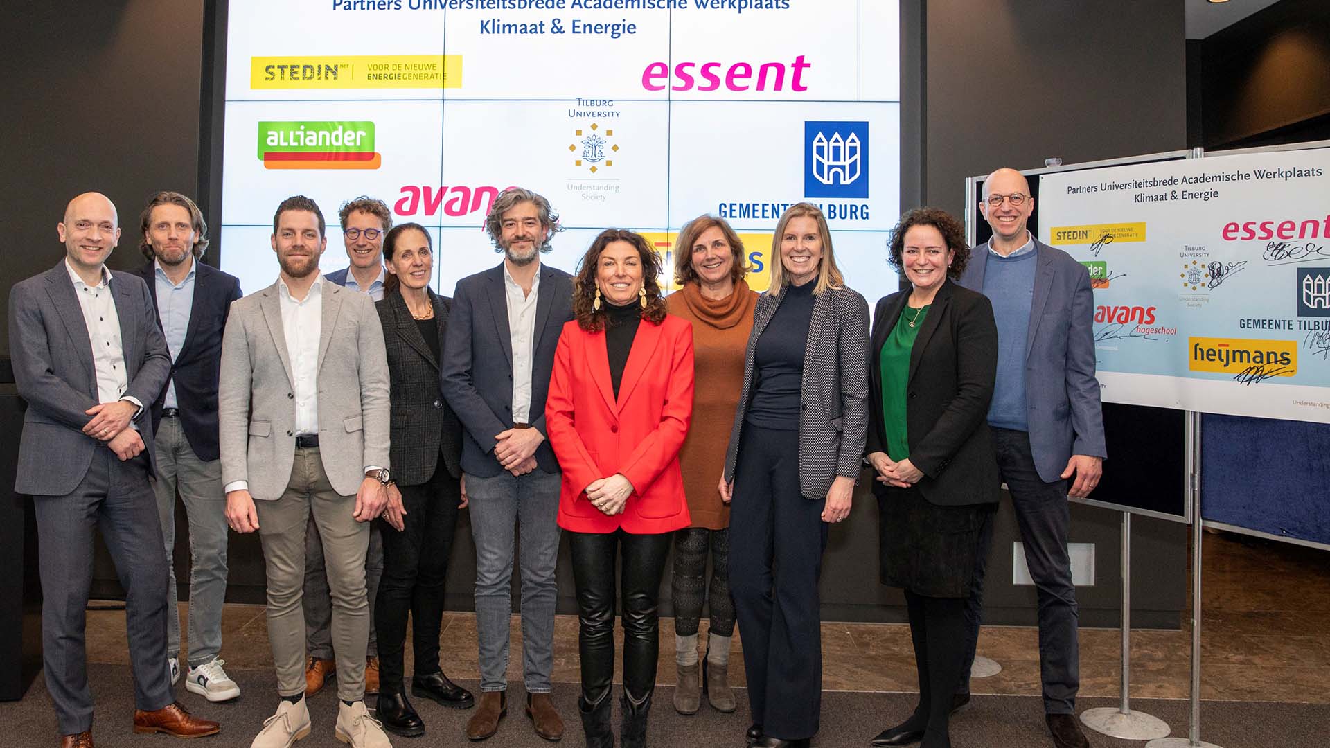 Partners van de academische werkplaats klimaat en energie.