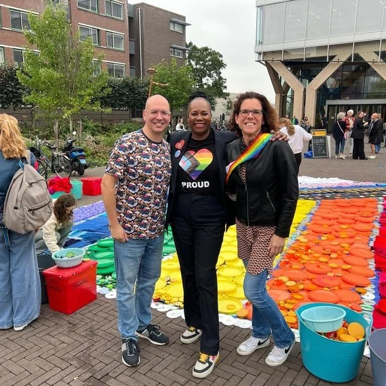 Dennis, Arlene Denissen en Lies Parmentier.