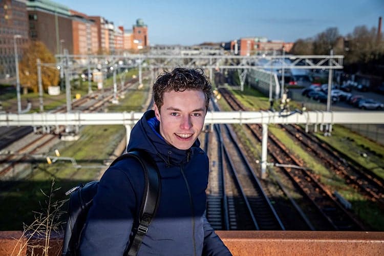 Avansstudent Civiele Techniek Levi Terlouw.