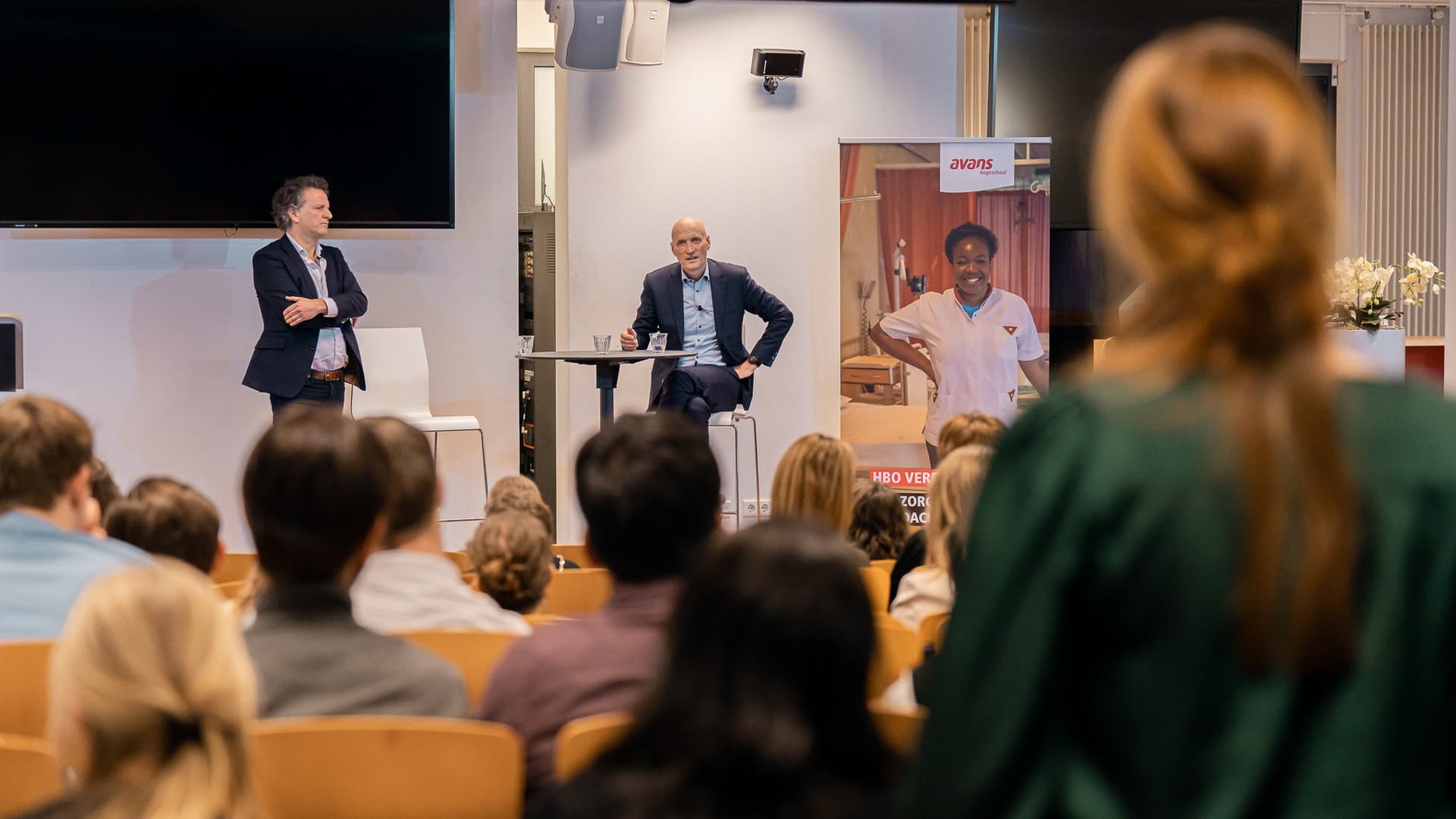 Collegetour van Ernst Kuipers bij Avans Hogeschool.