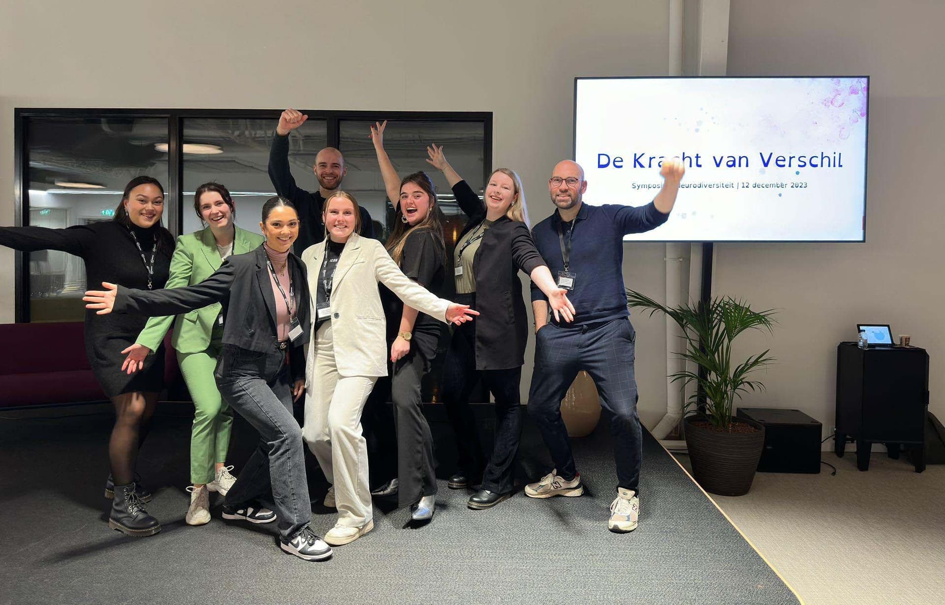 Deelnemers van het Symposium Neurodiversiteit van Avans Hogeschool.