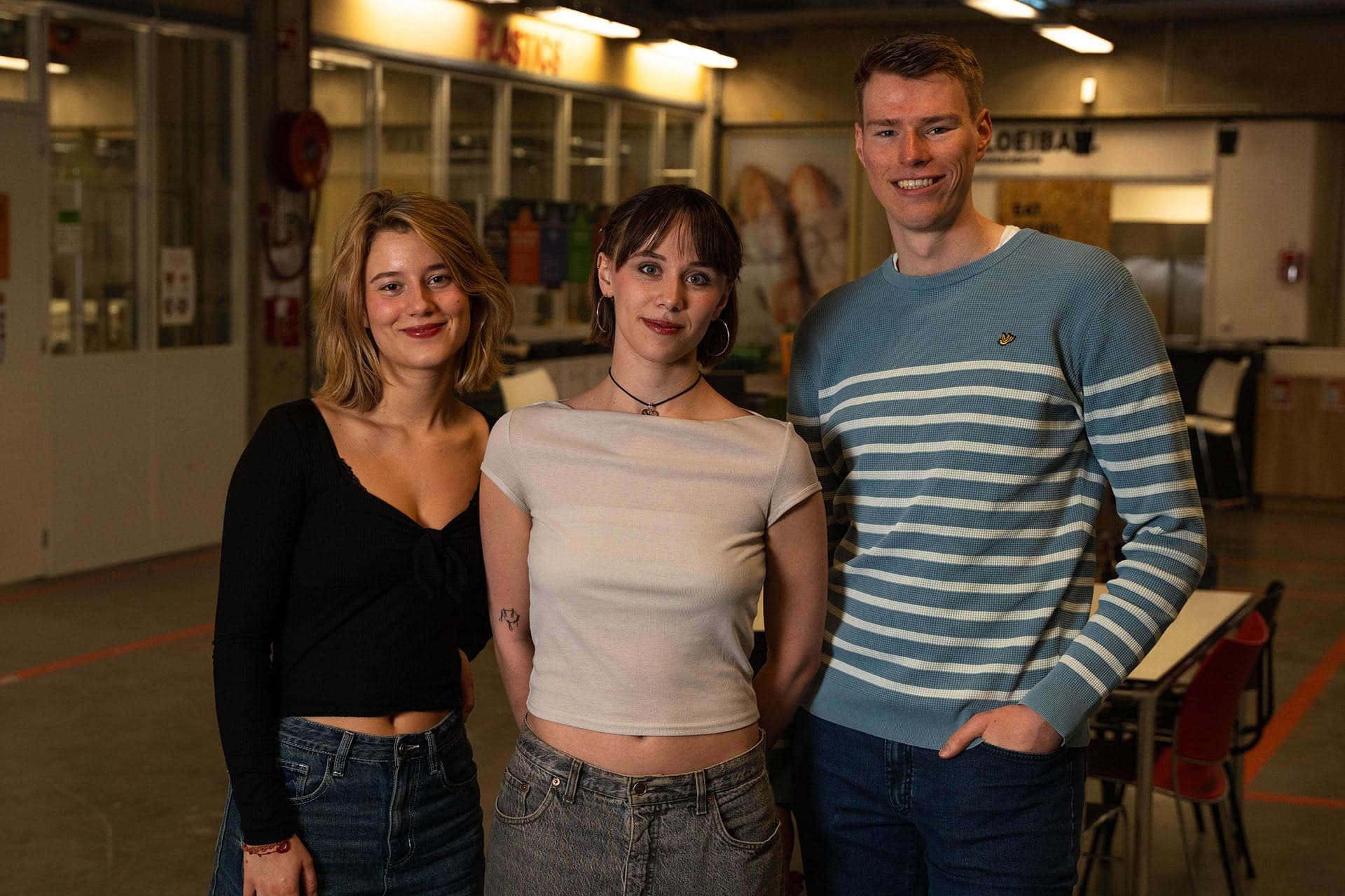 drie studenten van de Master Health by Design