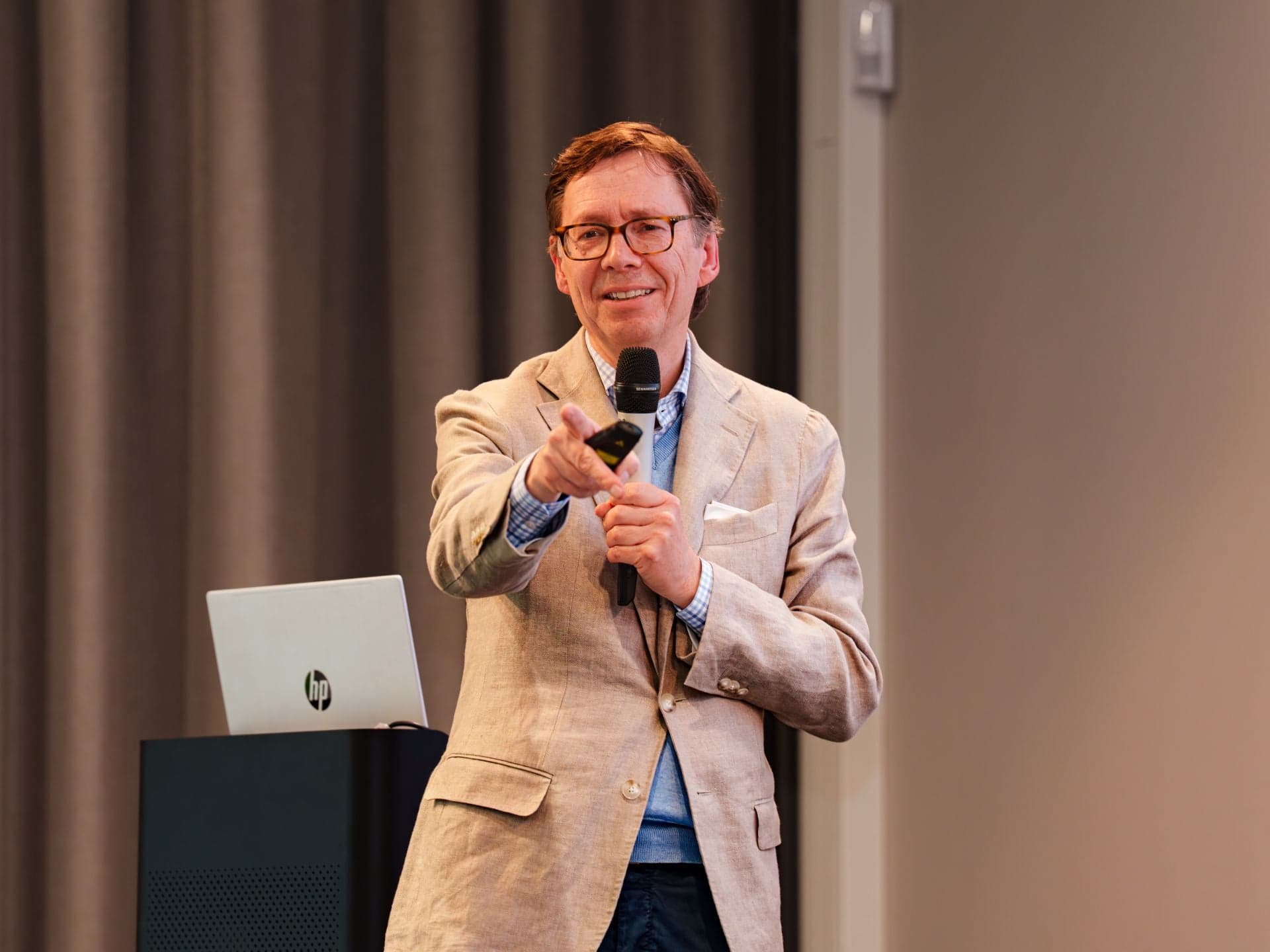 Remco de Boer tijdens de eerste Studium Generale bij Avans