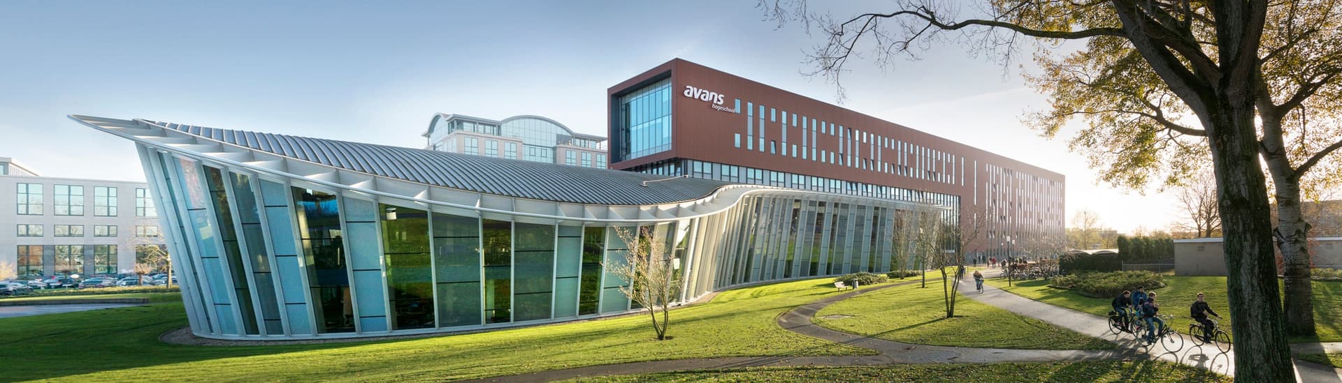 Buitenaanzicht van Open X, Avans Hogeschool.