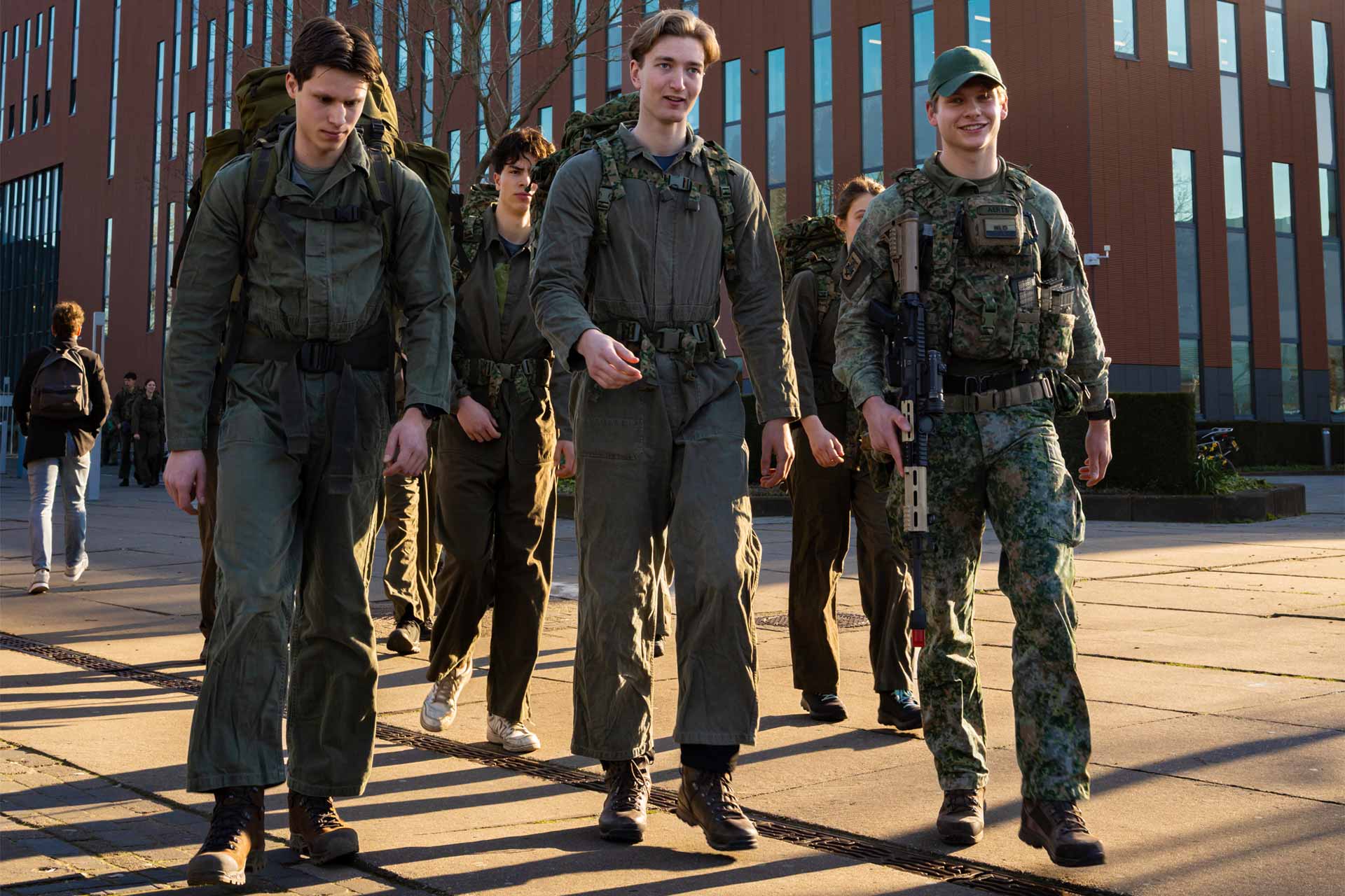 Defensie studenten bij Avans Hogeschool