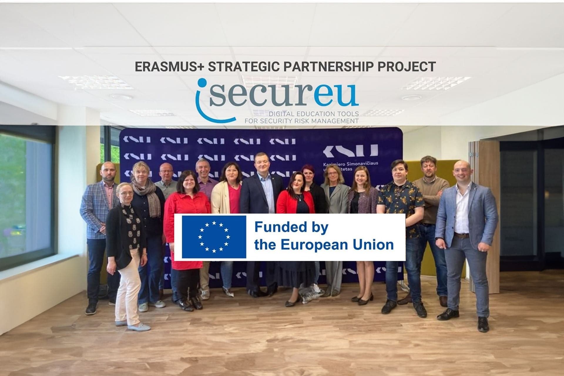 Deelnemers van het project SECUREU.