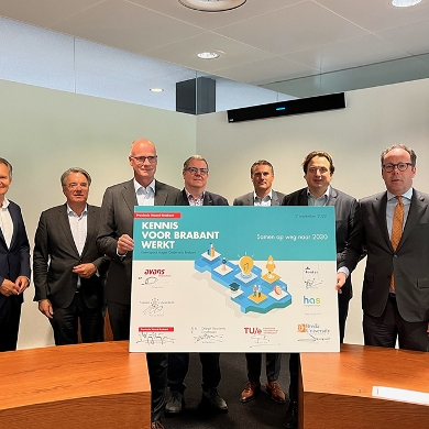 Universiteiten, hogescholen en provincie Noord-Brabant zetten kennis in voor Brabantse opgaven