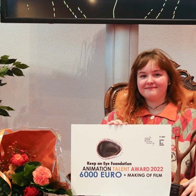 Keep an Eye Animation Talent Award 2022 voor Avans alumnus