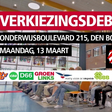 Bepaal jouw stem tijdens het Bossche Studentendebat bij Avans