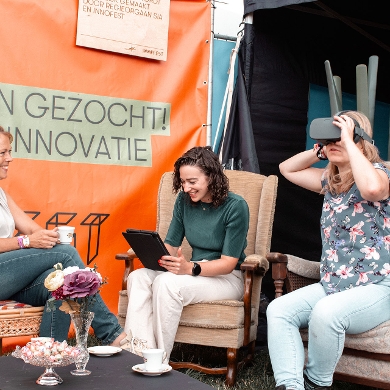 Avans test VR dementie op Zwarte Cross Festival