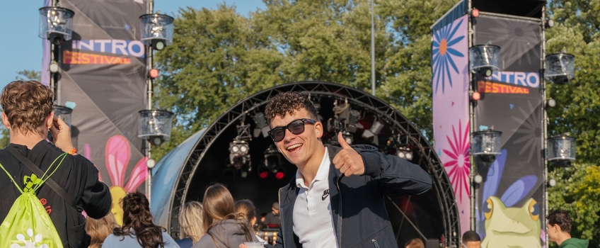 Studenten op het INTRO Festival Breda 2024