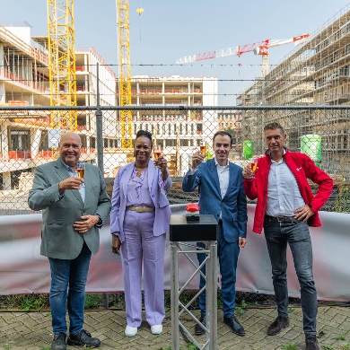 Hoogste punt bereikt bij Campus300