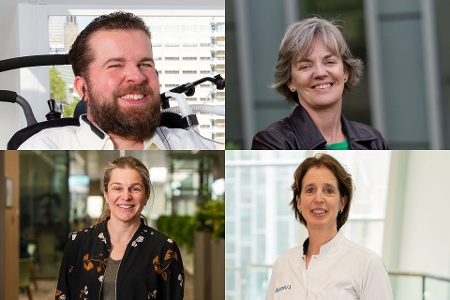 Joost Nauta, Meralda Slager, Cindy de Bot en Judith van Beek-Peeters