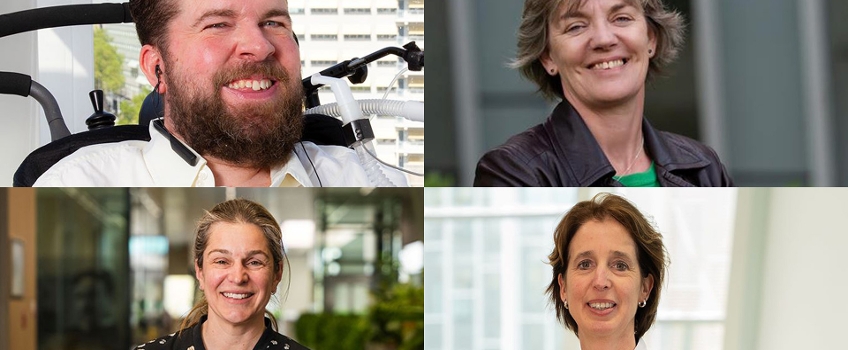 Joost Nauta, Meralda Slager, Cindy de Bot en Judith van Beek-Peeters